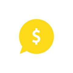Dinero y dólares etiqueta estilo nube
