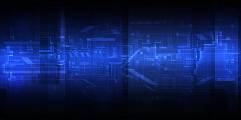 Abstract digital technology concept for futuristic background and wallpapers.