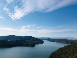 lake in the mountains