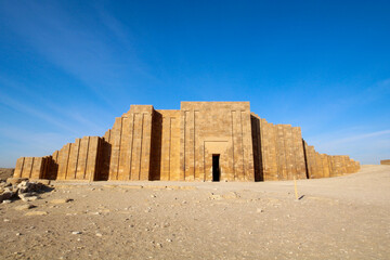 Entrance to the Columnal Hall of Sakkara, Egypt