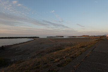 船見公園の夕陽