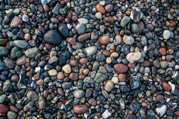 Granitsteine an der Ostseeküste