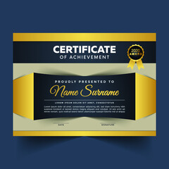 Professional certificate and diploma template