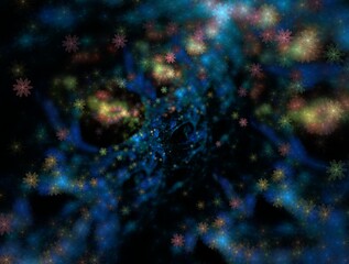 Imaginatory fractal background Image