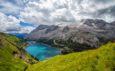 Lago di Fedaia, Dolomity © Małgorzata