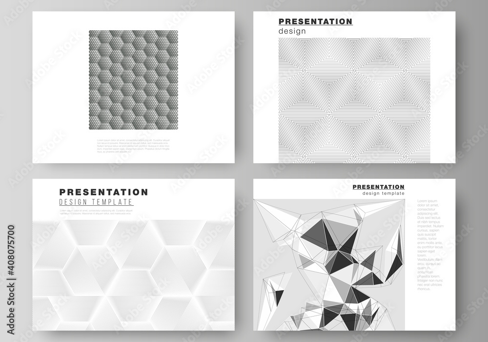 Poster the minimalistic abstract vector illustration layout of the presentation slides design business temp