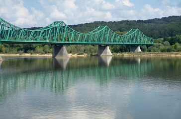 Bridge of Edward Rydz-Smigly in Wloclawek. Poland
