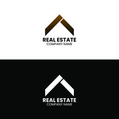 Real Estate Logo Design. Creative abstract real estate icon logo template, Creative Building Concept Logo Design Template