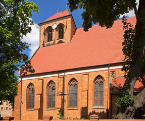 Parish church of St. Apostles Peter and Paul in Puck. Poland