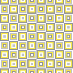 Seamless illuminating and ultimate gray squares pattern vector, graphic design wallpaper, fabric, packaging paper, print