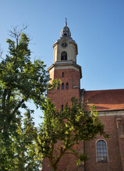 Obraz premium Church of St. Florian in Znin. Poland