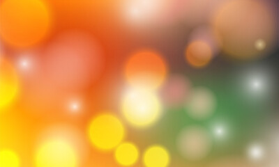 Fototapeta premium Abstract shiny blurred lights background stock illustration