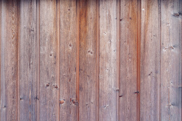 Photo of a wooden boards wall background.