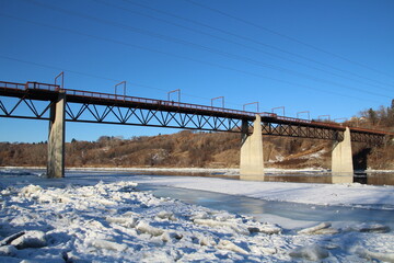 Bridge Over Ice, Edmonton, Alberta