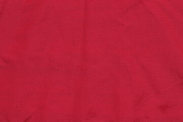 Red fabric texture for clothes.