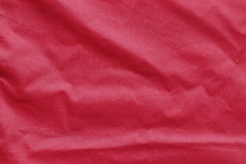 Red fabric texture for clothes.