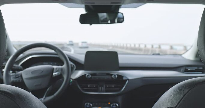 Smart self driving car concept