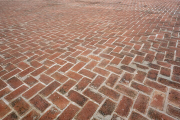  Brick floor.