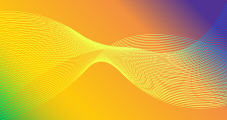 Beautiful twirl ribbon  desktop background. Beautiful 3d ribbon with gradient color.