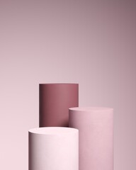 Abstract background minimal style for product branding presentation. Mock up scene with empty space. 3d rendering