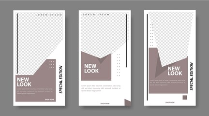 Modern Social Media banner template can be edited. Anyone can use this design easily. Promotional web banners for social media. Elegant sale and discount promo - Vector. 