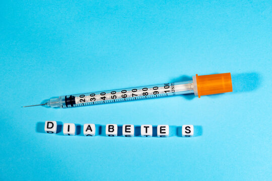 A close up on insulin needles Stock Photo - Alamy