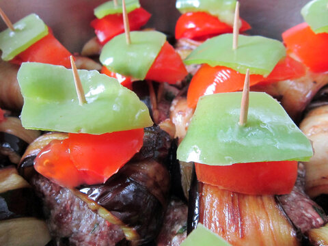   Traditional Turkish cuisine islim kebab     