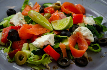 salad with vegetables