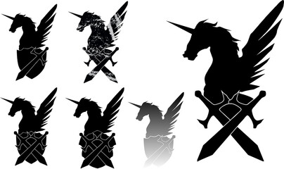 ペガサスの紋章_モノクロパック