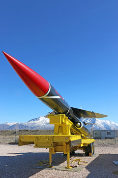 Vintage Missile At Hill Airforce Base Utah