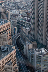 都市景観　ビル群　東京　俯瞰