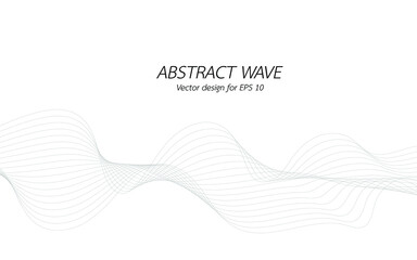 Fototapeta premium abstract wave background