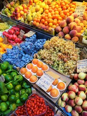 Fruit and vegetable street market in Bologna, Italy
Bologna, Italy - October 5th 2019
