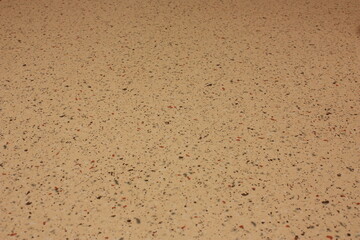 Sand is mixed with small stones