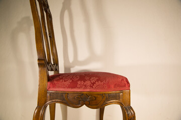 Aachen-Lütticher chair, baroque style furniture, carved oak, stained, seat with horsehair filling,...