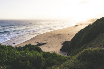 beach at sunset
