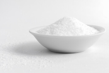 Fototapeta na wymiar Kosher Salt in a Bowl