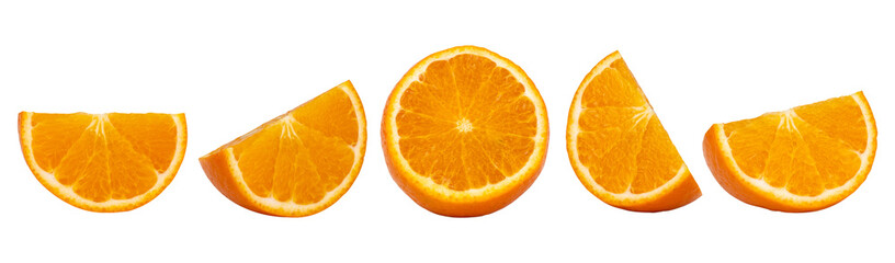 Collection of orange. Orange fruits isolated on white background. Object with clipping path