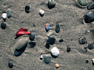 stones on the beach