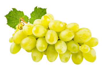 Grape isolated on white background with clipping path