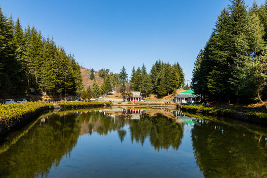 Various views of the Tani Jubaar Lake, Narkanda