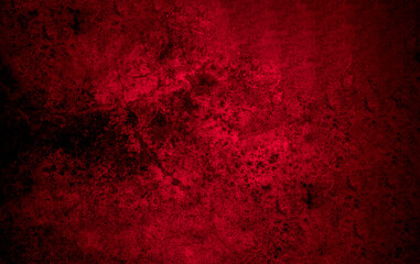 Old wall texture cement black red  background abstract dark color design are light with white gradient background.