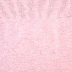 close up of pink cashmere texture - Sustainable Fashion Concept