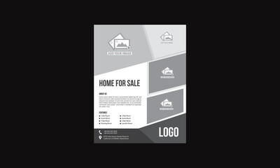 Real Estate Flyer Template Fully Editable Design Very unique 