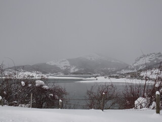 winter in the mountains