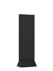 Blank display stand for advertising mockup