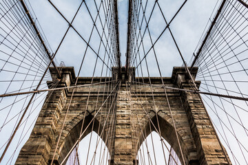Brooklyn Bridge New York symetrisch