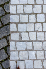 Granite and Marble natural stone cobblestones. Natural stone plaster texture, textures for graphic design and Photoshop.
