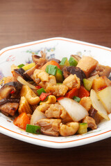 鶏肉とカシューナッツ炒め