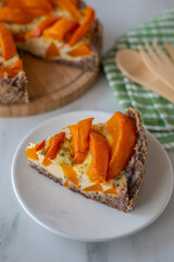 healthy pumpkin quiche